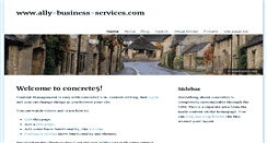 Desktop Screenshot of ally-business-services.com